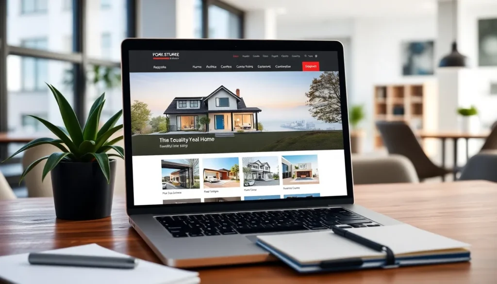 real estate web site design