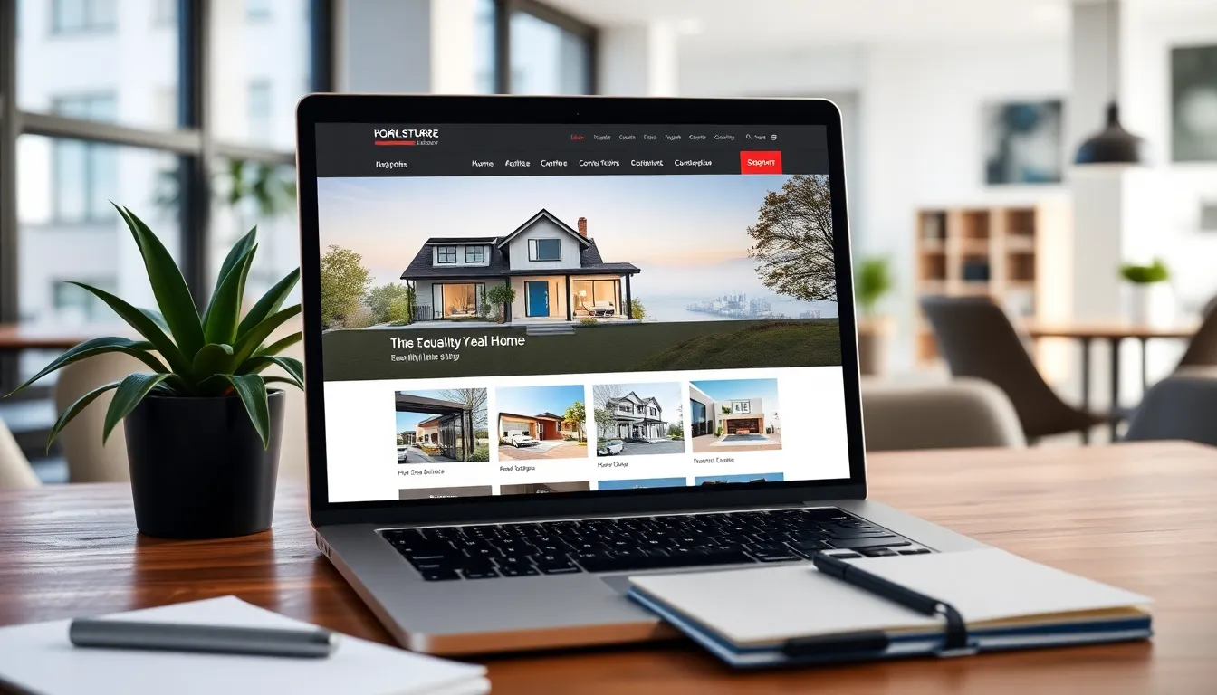 real estate web site design